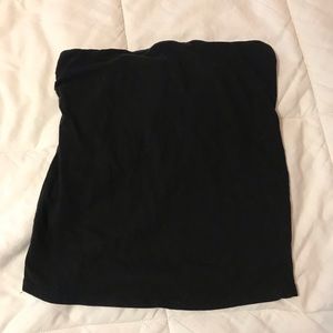 2 black tube tops size medium and large